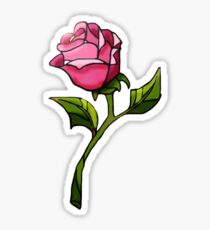 Verzauberte Rose Sticker