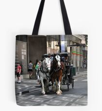 Melbourne City Streetscape Tote Bag