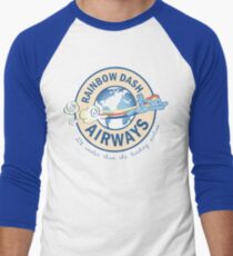 Rainbow Dash Airways Men's Baseball ¾ T-Shirt