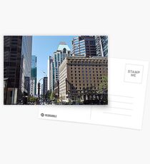 Skyscrapers avenue at Vancouver Postcards