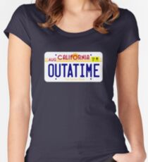 OUTATIME Women's Fitted Scoop T-Shirt