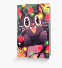 Meowy Christmas Greeting Card