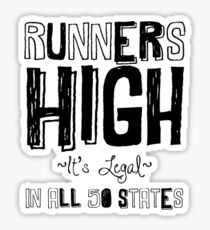 runners high Sticker