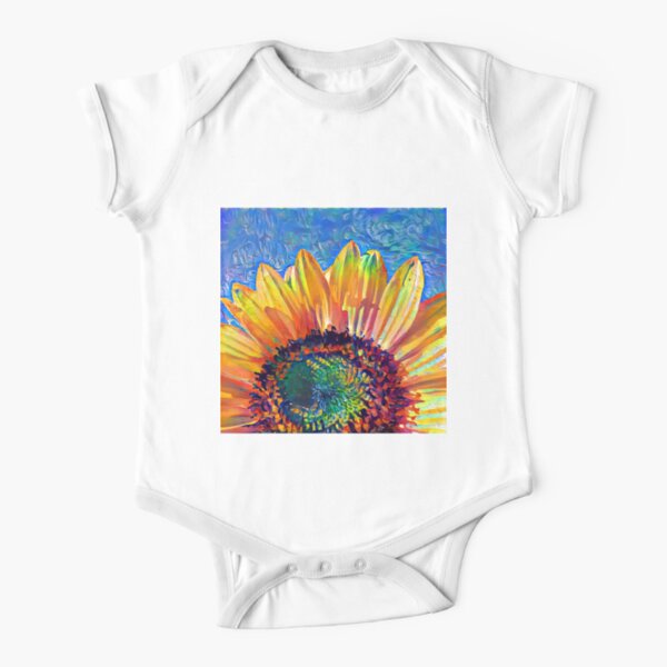 Solar eyelashes Short Sleeve Baby One-Piece