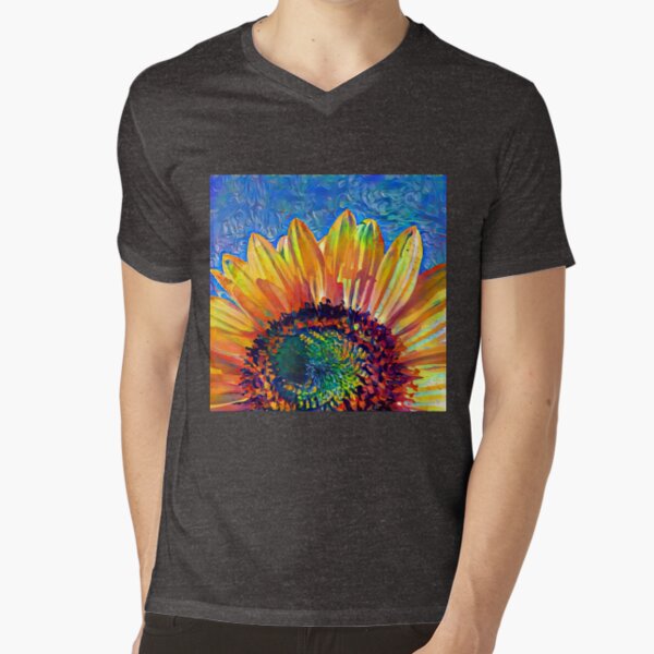 Solar eyelashes V-Neck T-Shirt