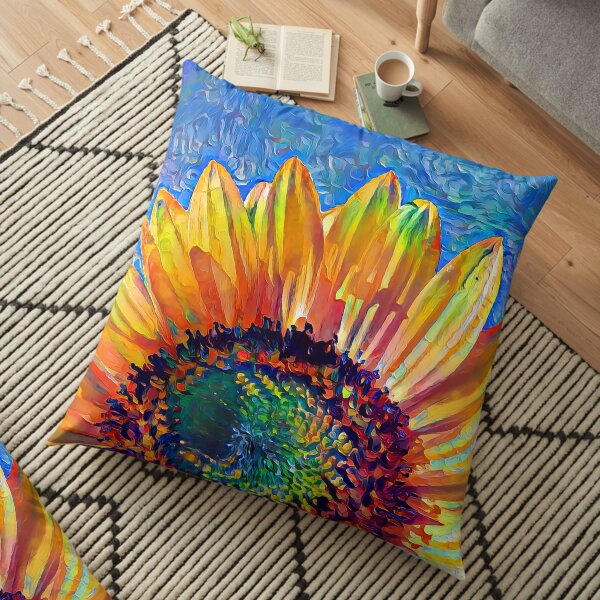 Solar eyelashes Floor Pillow