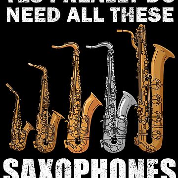 Poster cadeau de saxophoniste de jazz