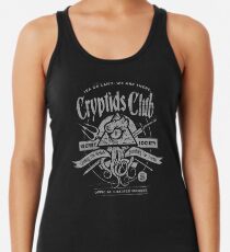 Cryptids Club (Dark Shirt Version) Racerback Tank Top