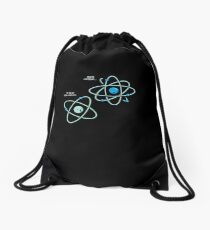 Negative Atom Drawstring Bag