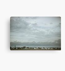 little houses, big sky Canvas Print