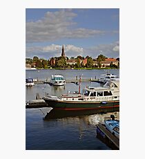 MVP105 Malchow Harbour, Germany. Photographic Print