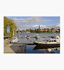 MVP106 Malchow Harbour, Germany. Photographic Print