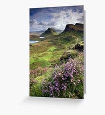 Scotland: My Bonny Heather Greeting Card