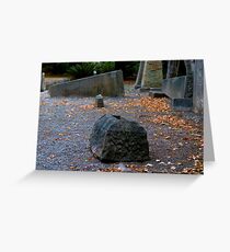Tombstones Greeting Card