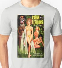 Pagan Lesbian Vintage Lurid Bookcover Unisex T-Shirt