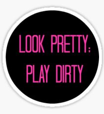 Look Pretty Sticker Sticker