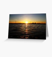 Water Front Greeting Card