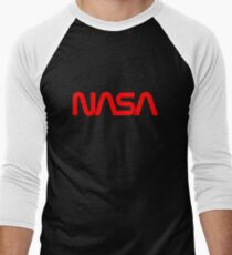 1970's NASA Logo Men's Baseball ¾ T-Shirt