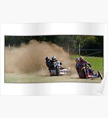 Grass track racing Poster