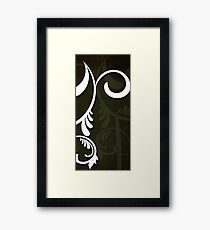 White Graphics 2 Framed Print