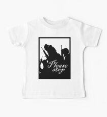 please stop Baby Tee