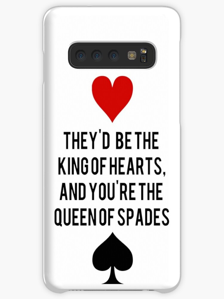 King Of Hearts And Queen Of Spades Case Skin For Samsung Galaxy