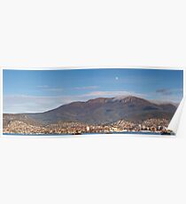 Hobart and Mount Wellington, Tasmania Poster