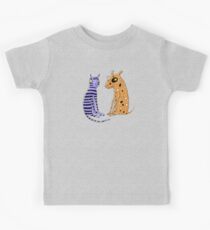 Opposites Attract Cat and Dog Kids Tee