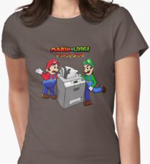 Mario and Luigi Paper Jam Women's Fitted T-Shirt