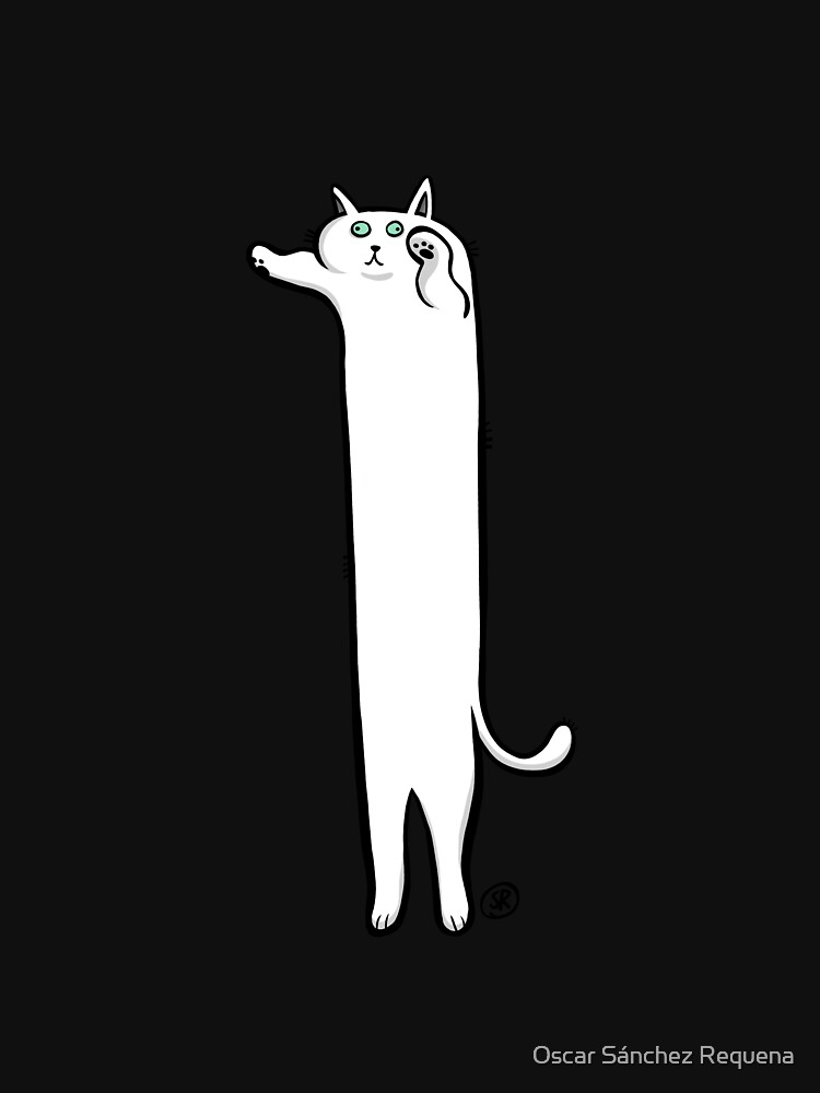 White cat looking by oscarsanchez