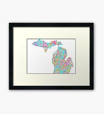 Lilly States - Michigan Framed Print