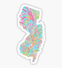 Lilly States - New Jersey Sticker