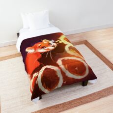Colcha Panda rojo