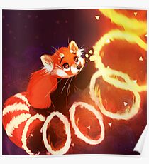 Panda rouge Poster