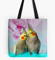 Cockatiels 3 Tote Bag