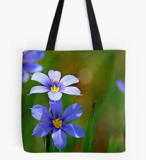 Blue-Eyed Grass Tote Bag