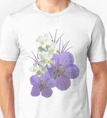Pink and white flowers Unisex T-Shirt