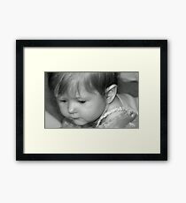 Millies 1st Birthday Framed Print