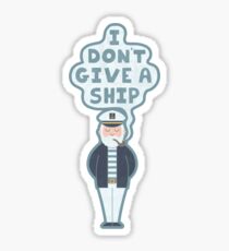 Indifferent Captain Sticker