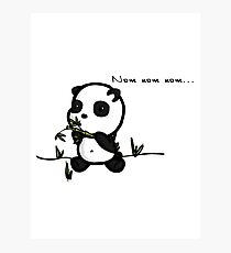Nom nom Photographic Print