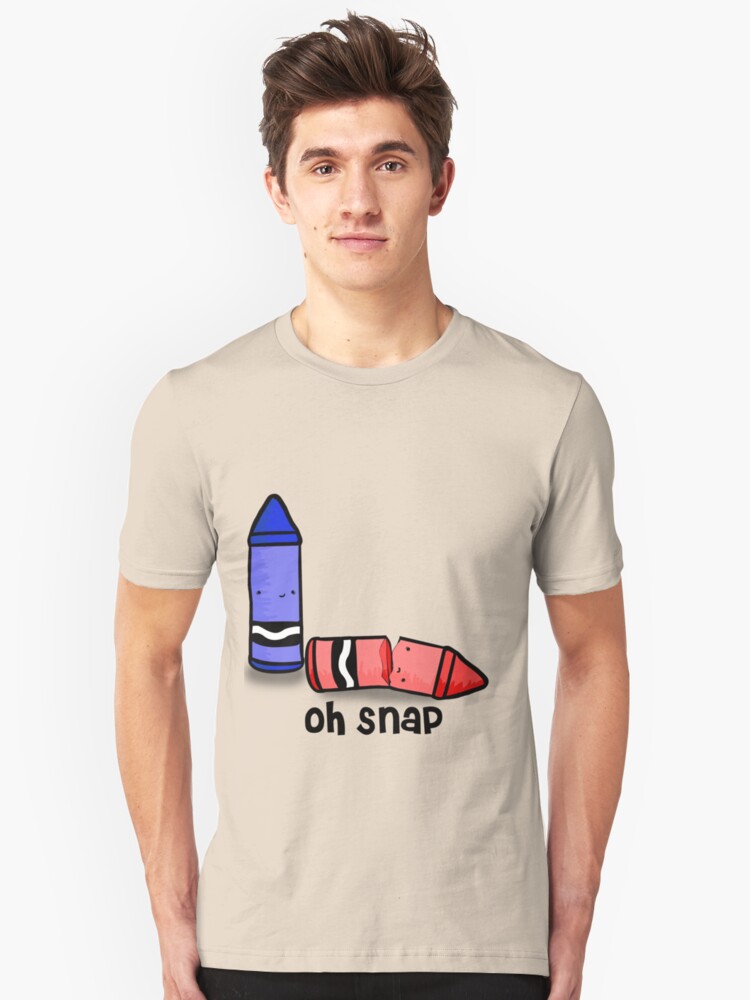Alternate view of Oh Snap. Slim Fit T-Shirt