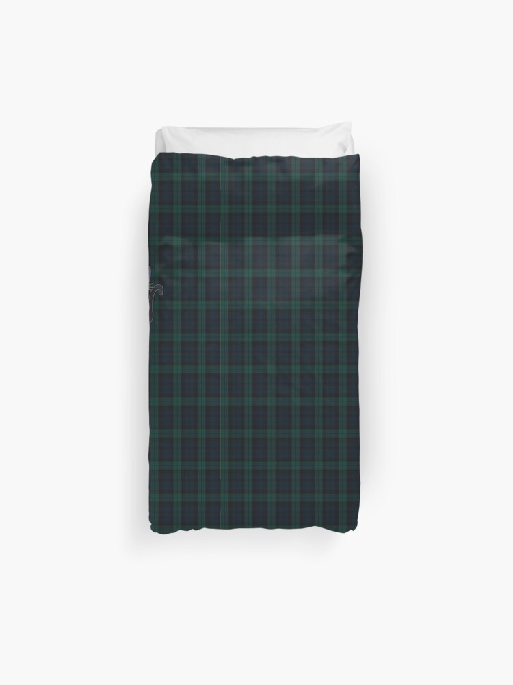 Kiki S Delivery Service Jiji Green And Blue Tartan Plaid Duvet