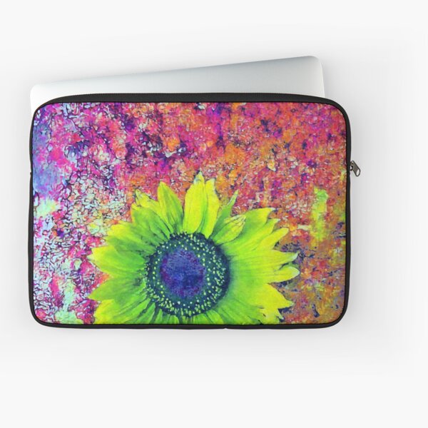 Abstract sunflower Laptop Sleeve