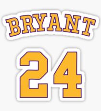 Best Seller - Kobe Bryant 24 Merchandise Sticker