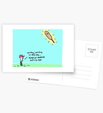 Corndog Corndog In the Sky Postcards