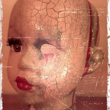 Artwork thumbnail, Cracked Creepy Horror Doll ~ Lady Scream  by Lady-Scream