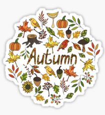 Bright autumn Sticker