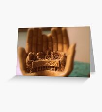In His Hands... Greeting Card