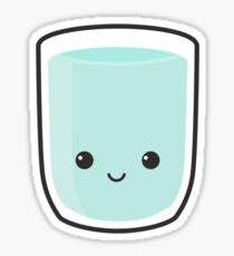 Cute Glass Of Water Sticker