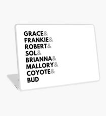Grace And Frankie Names Laptop Skin